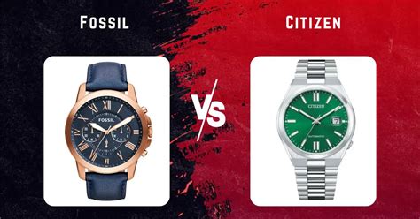 fossil vs citizen watches